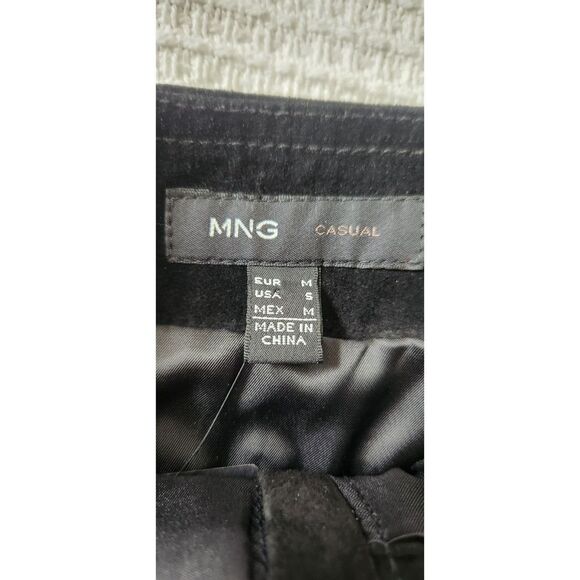 NEW MNG Zippered Suede Mini Skirt, Size Small - Picture 6 of 12